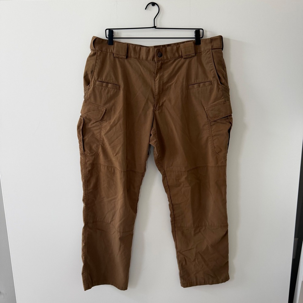 5.11 Tactical Stryke Pants Mens 40x30 Coyote Brown Ripstop Cargo 74369-116